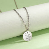 Lofaris Custom Little Sleepy Baby 18k Gold Plated Name Necklace